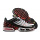 Men Sports Shoes Nike Air Max Plus 3 Black Red and Grey