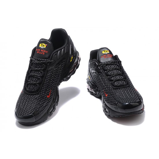 Men Sports Shoes Nike Air Max Plus 3 Black