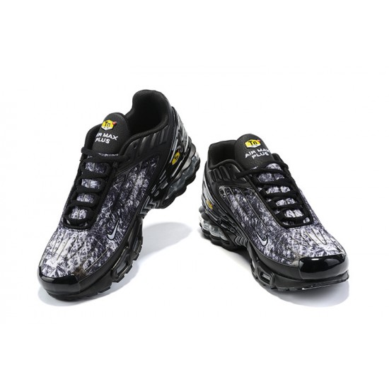Men Sports Shoes Nike Air Max Plus 3 Black White DO6386-001