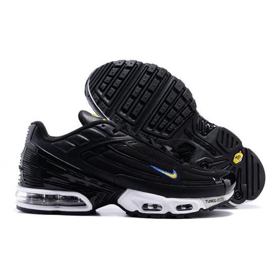 Men Sports Shoes Nike Air Max Plus 3 Black White