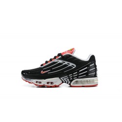 Men Sports Shoes Nike Air Max Plus 3 Black White and Red CJ0601-001