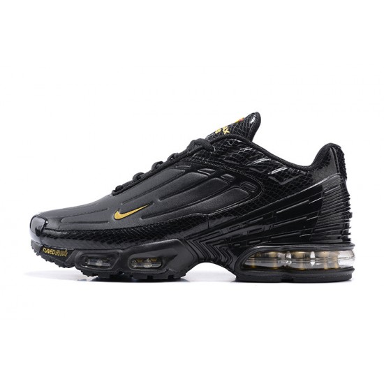 Men Sports Shoes Nike Air Max Plus 3 Black Yellow CK6716-010