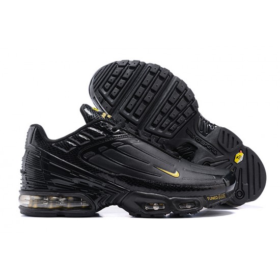 Men Sports Shoes Nike Air Max Plus 3 Black Yellow CK6716-010