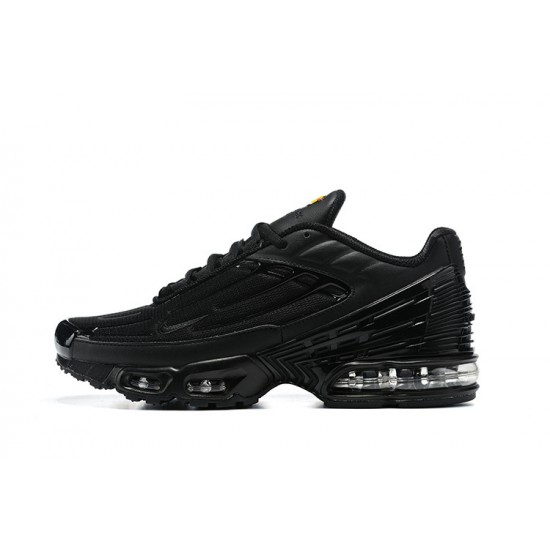 Men Sports Shoes Nike Air Max Plus 3 Black Yellow