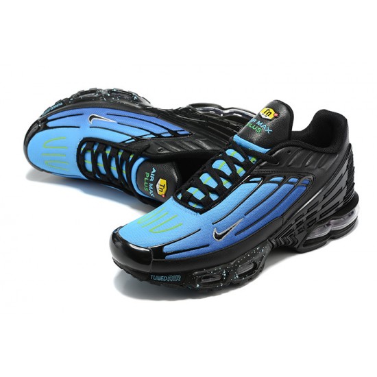 Men Sports Shoes Nike Air Max Plus 3 Blue Black