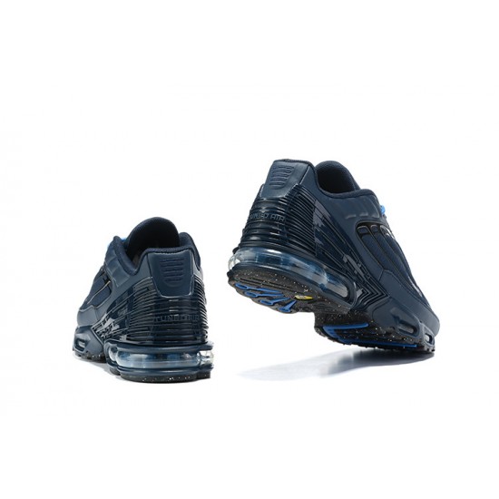 Men Sports Shoes Nike Air Max Plus 3 Blue Grey