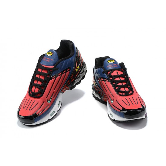 Men Sports Shoes Nike Air Max Plus 3 Blue Red CD6871-401