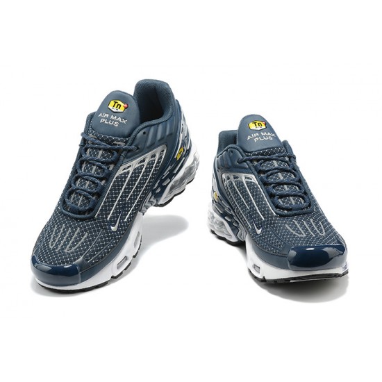 Men Sports Shoes Nike Air Max Plus 3 Blue Silver DO6385-402