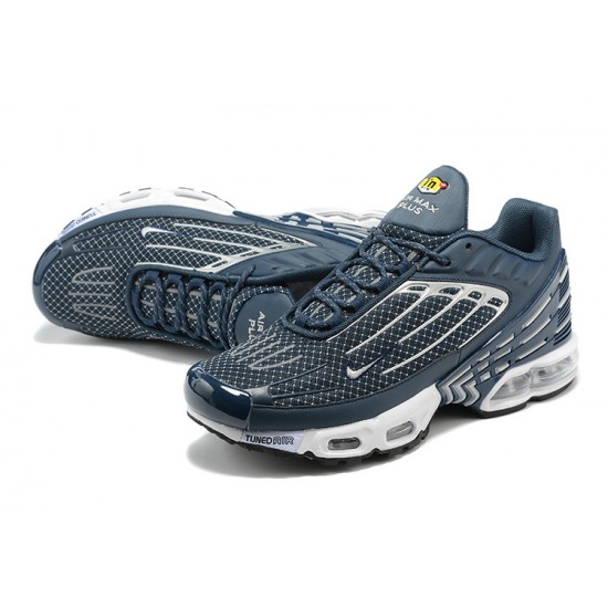Men Sports Shoes Nike Air Max Plus 3 Blue Silver DO6385-402