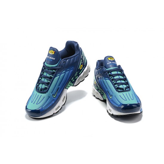 Men Sports Shoes Nike Air Max Plus 3 Blue White CJ9684-400