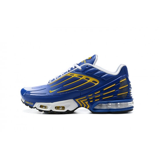 Men Sports Shoes Nike Air Max Plus 3 Blue Yellow CW1417-400
