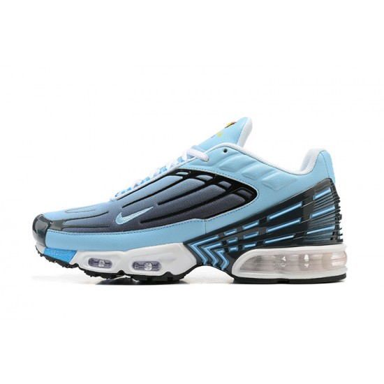 Men Sports Shoes Nike Air Max Plus 3 Blue and Black