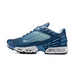 Men Sports Shoes Nike Air Max Plus 3 Blue and White