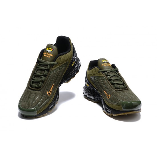 Men Sports Shoes Nike Air Max Plus 3 Green Black DZ4502-200