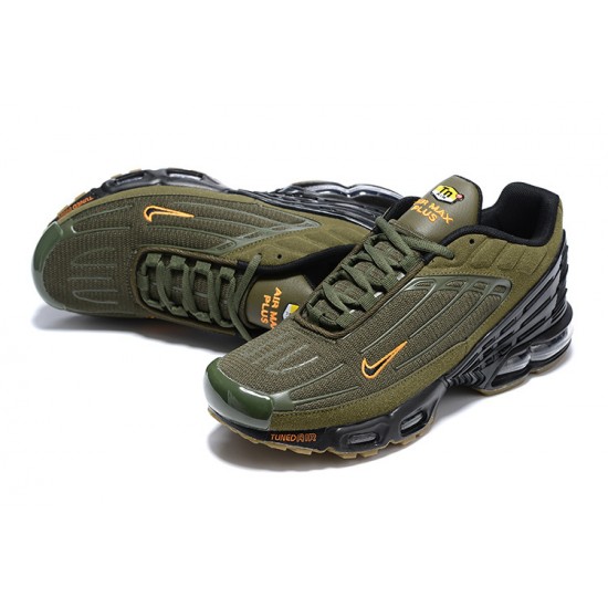 Men Sports Shoes Nike Air Max Plus 3 Green Black DZ4502-200