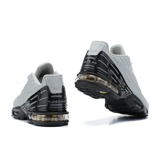 Men Sports Shoes Nike Air Max Plus 3 Grey Black DQ1105-001