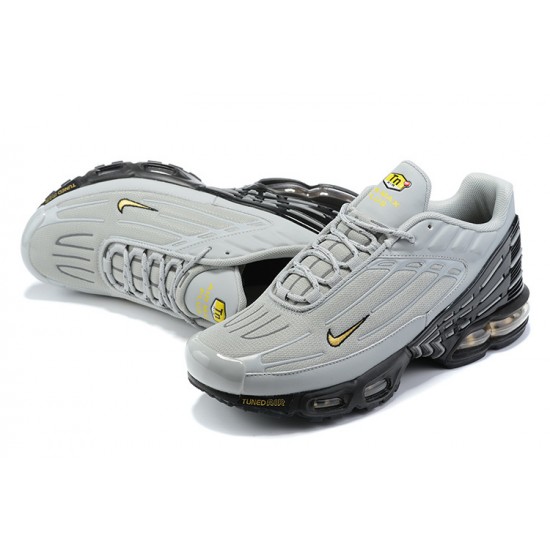 Men Sports Shoes Nike Air Max Plus 3 Grey Black DQ1105-001