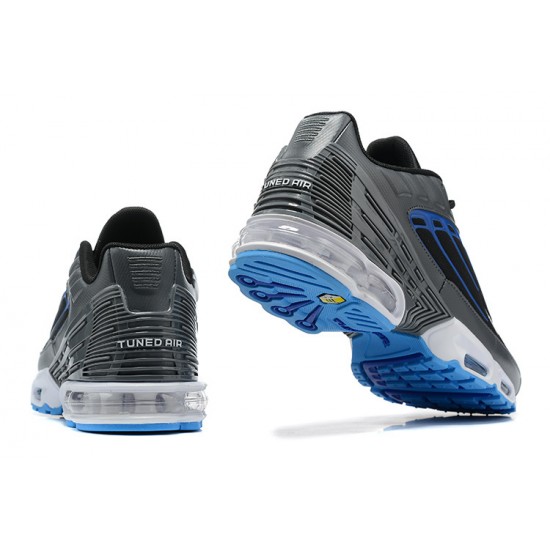 Men Sports Shoes Nike Air Max Plus 3 Grey Black