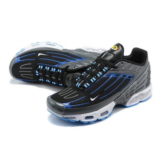Men Sports Shoes Nike Air Max Plus 3 Grey Black