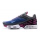Men Sports Shoes Nike Air Max Plus 3 Grey Blue and Purple