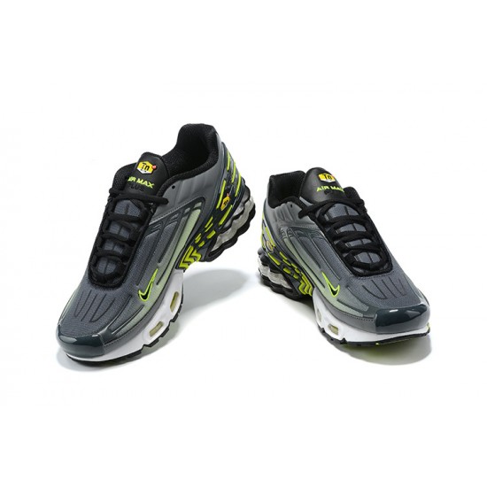 Men Sports Shoes Nike Air Max Plus 3 Grey Green CD7005-002