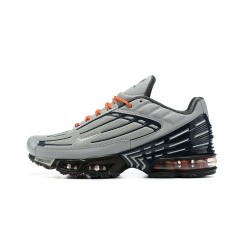 Men Sports Shoes Nike Air Max Plus 3 Grey Orange and Black DM2560-001