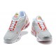 Men Sports Shoes Nike Air Max Plus 3 Grey Silver and Red  CK5178-072