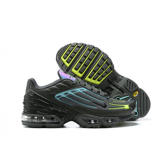 Men Sports Shoes Nike Air Max Plus 3 Grey Yellow