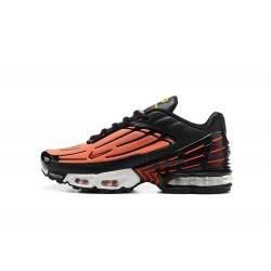 Men Sports Shoes Nike Air Max Plus 3 Orange Black CD7005-001