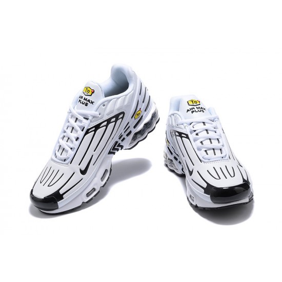 Men Sports Shoes Nike Air Max Plus 3 White Black CK6716-100