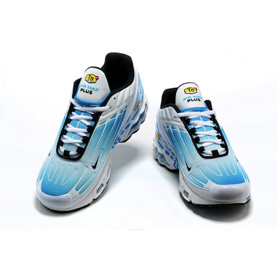 Men Sports Shoes Nike Air Max Plus 3 White Blue CK6715-100