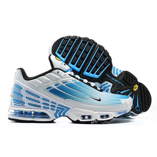 Men Sports Shoes Nike Air Max Plus 3 White Blue CK6715-100