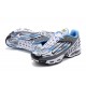 Men Sports Shoes Nike Air Max Plus 3 White Blue and Grey