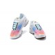 Men Sports Shoes Nike Air Max Plus 3 White Blue and Pink