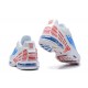Men Sports Shoes Nike Air Max Plus 3 White Blue and Red