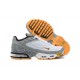 Men Sports Shoes Nike Air Max Plus 3 White Grey and Orange