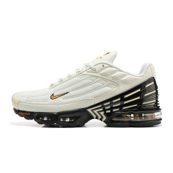 Men Sports Shoes Nike Air Max Plus 3 White Orange DQ1105-001