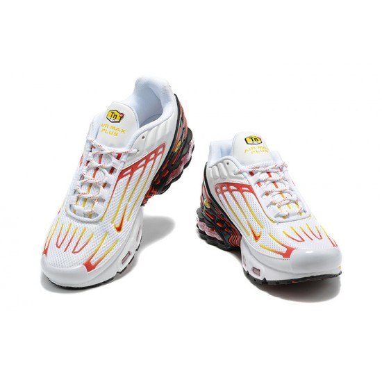 Men Sports Shoes Nike Air Max Plus 3 White Red DX9263-100