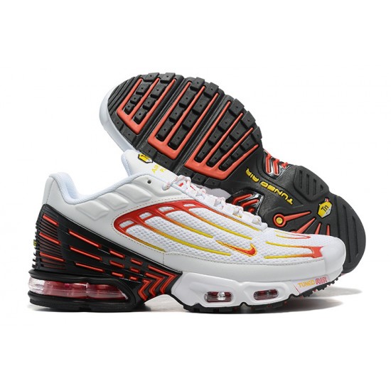 Men Sports Shoes Nike Air Max Plus 3 White Red DX9263-100