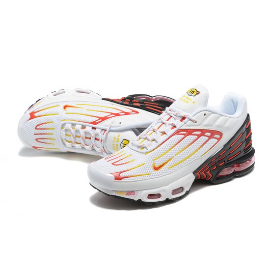 Men Sports Shoes Nike Air Max Plus 3 White Red DX9263-100