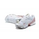 Men Sports Shoes Nike Air Max Plus 3 White Red and Silver