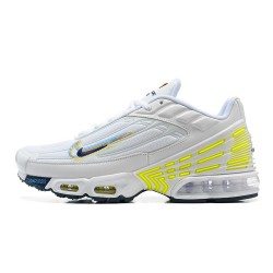 Men Sports Shoes Nike Air Max Plus 3 White Yellow DV6823-100