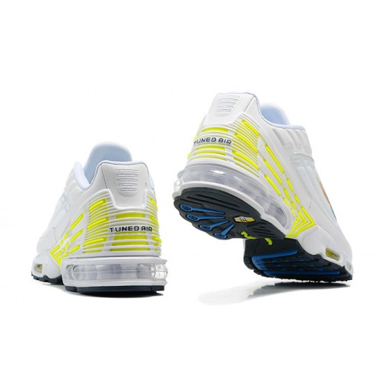 Men Sports Shoes Nike Air Max Plus 3 White Yellow DV6823-100