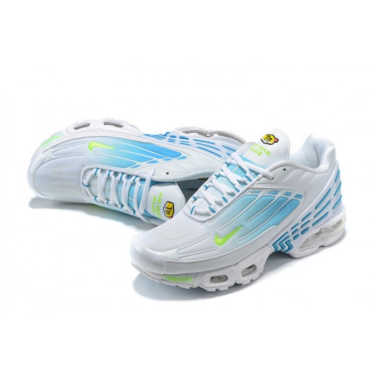 Women/Men Sports Shoes Nike Air Max Plus 3 White Blue DM2835-100