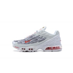 Women/Men Sports Shoes Nike Air Max Plus 3 White Grey DH4107-100