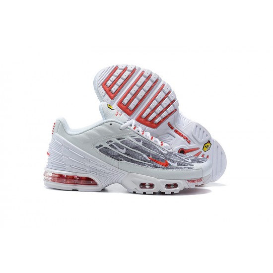 Women/Men Sports Shoes Nike Air Max Plus 3 White Grey DH4107-100
