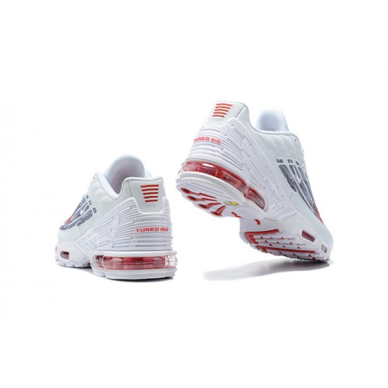 Women/Men Sports Shoes Nike Air Max Plus 3 White Grey DH4107-100