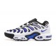 Men Sports Shoes Nike Air Max Plus Drift White Blue and Black