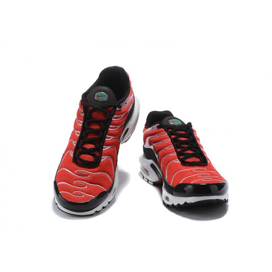 Men Sports Shoes Nike Air Max Plus Tn Red Black
