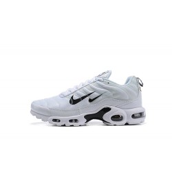 Men Sports Shoes Nike Air Max Plus Tn White Black